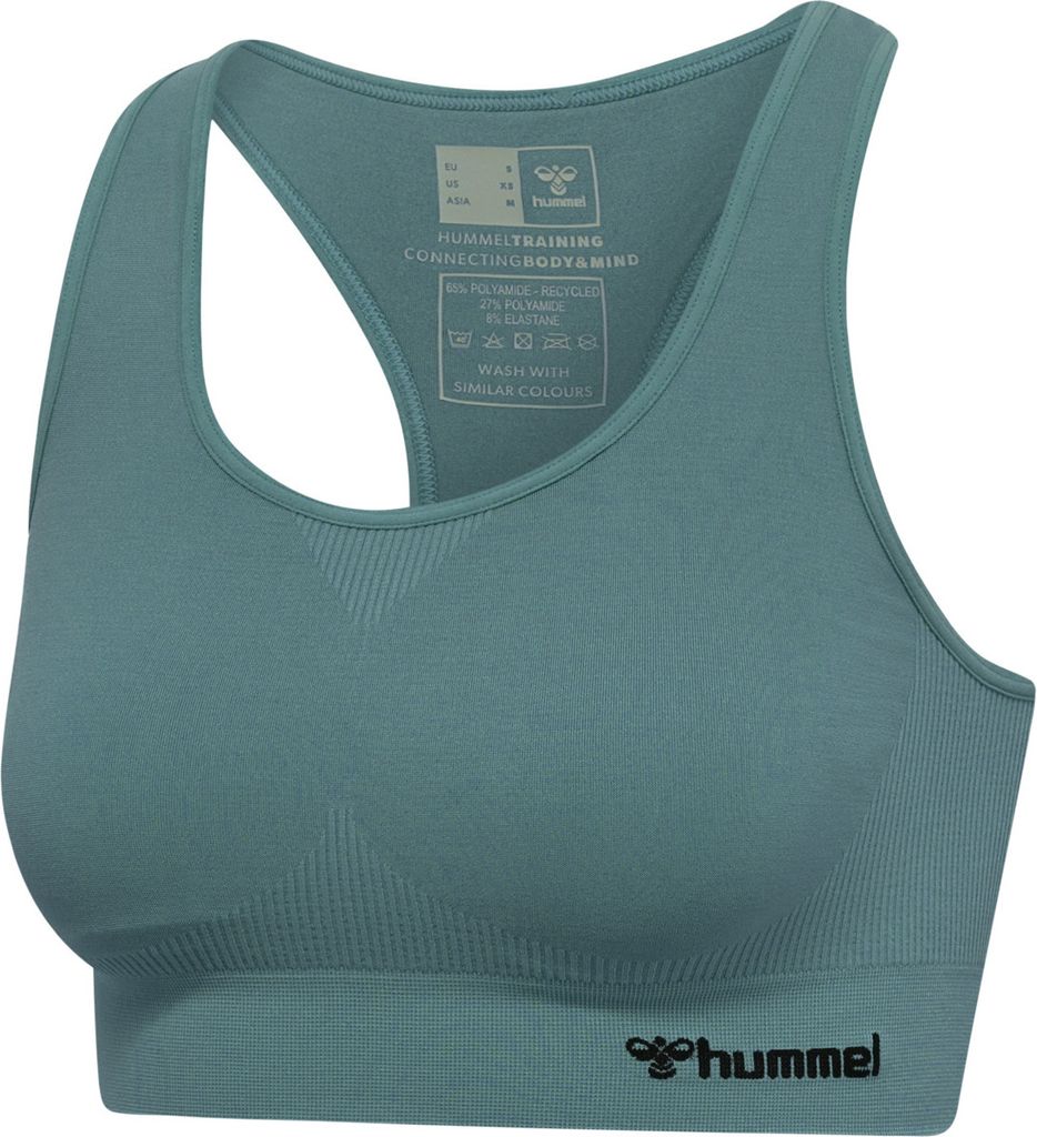 HUMMEL hmlTIF SEAMLESS SPORTS TOP, NORTH ATLANTIC, XS