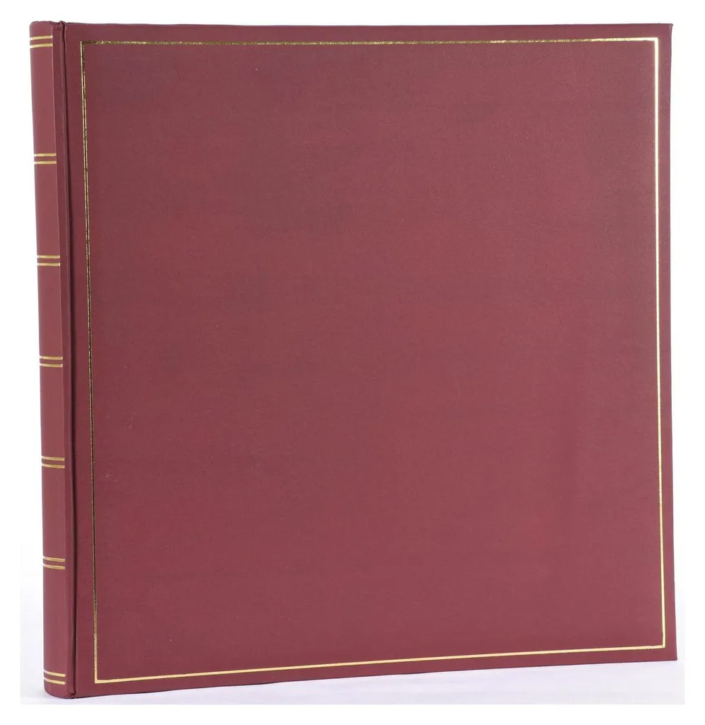 Album Photo Bordeaux 35x35 - Solution Durable 70 Pages pour Photos