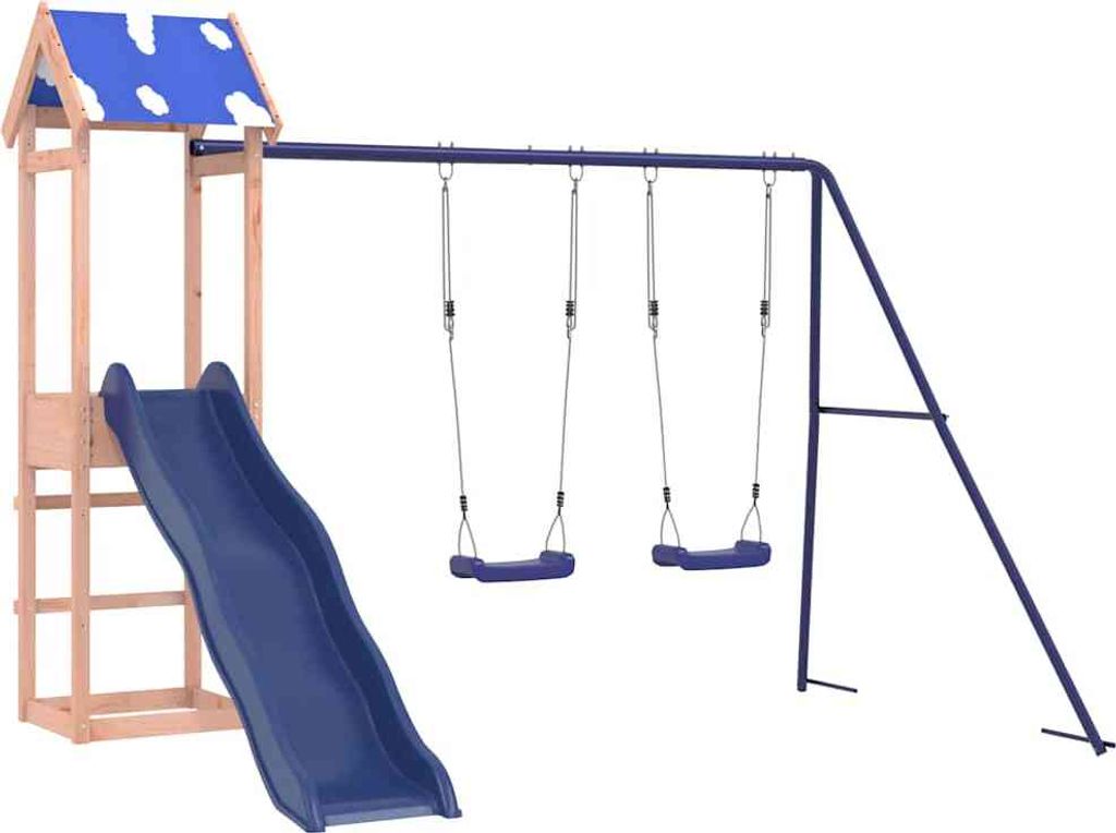 vidaXL Spielturm Massivholz Douglasie