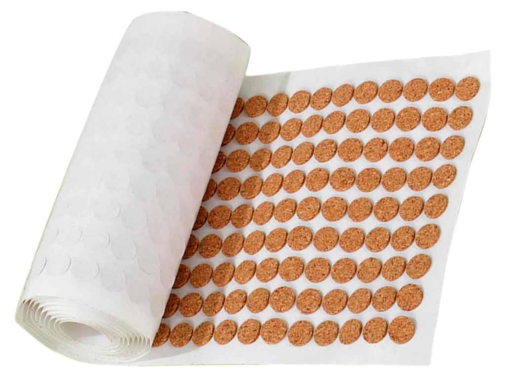 Korkpuffer Selbstklebend 10mm Möbelgleiter Geräuschdämpfend Schrank Und Türschutz Stoßdämpfende Korkpads Für Küche Büro Und Haushalt