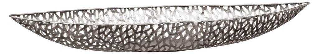 Gilde Schale, Purley, metal, color plateado, paquete de Imagen del producto 