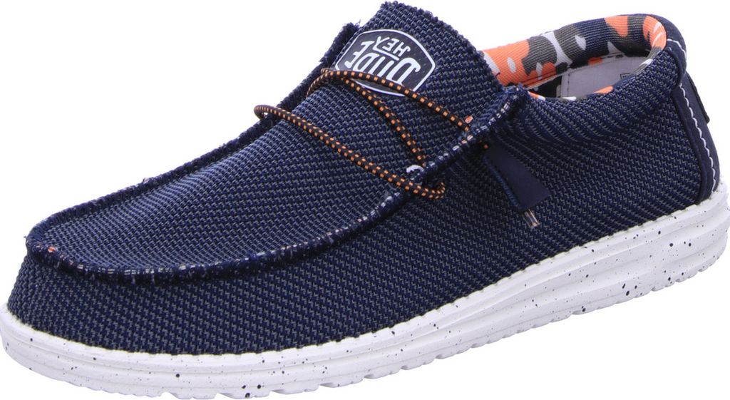 Hey Dude Wally Sox Sportief - Blauw - Maat 44