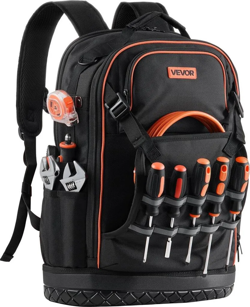 Zaino porta utensili rinforzato 65 tasche - Prezzo Offerta