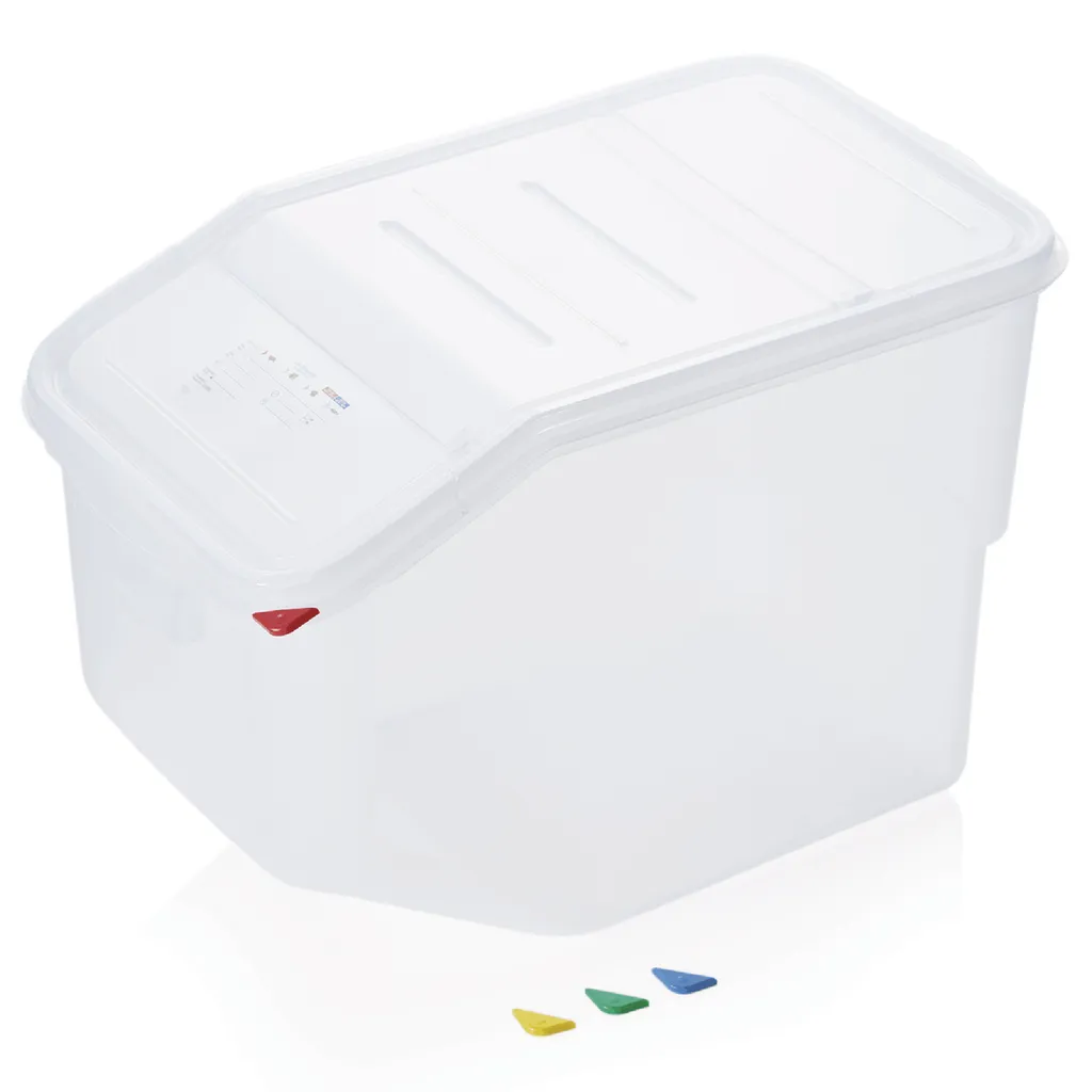 Boîte de Stockage Alimentaire 50L HACCP Idéale pour Cuisine et Frigo