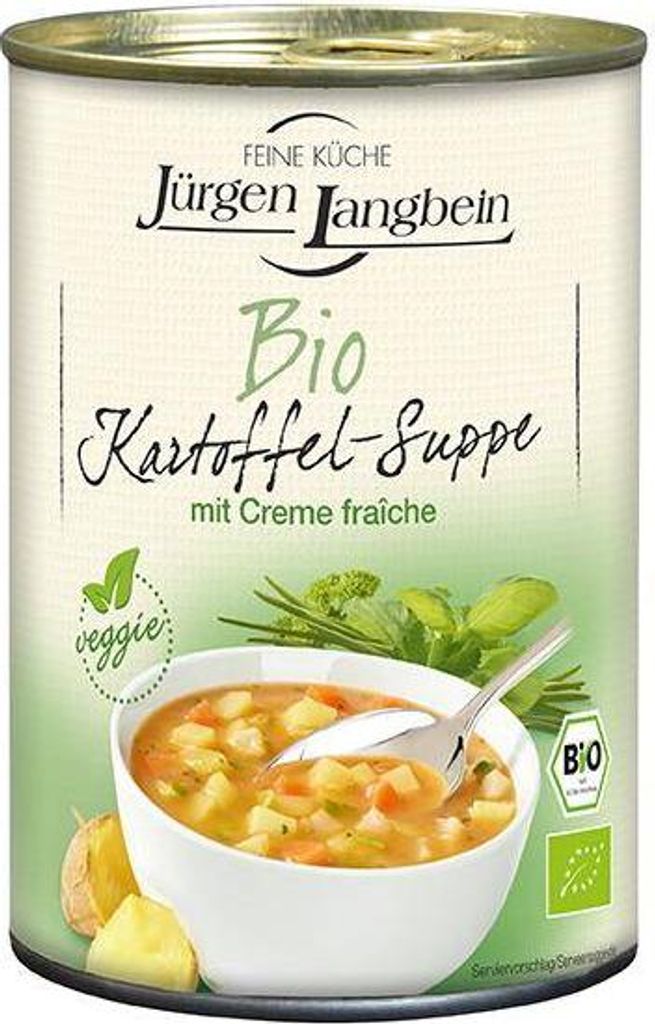 Jürgen Langbein Kartoffel-Suppe  400 ML vegetarisch Produktbild 