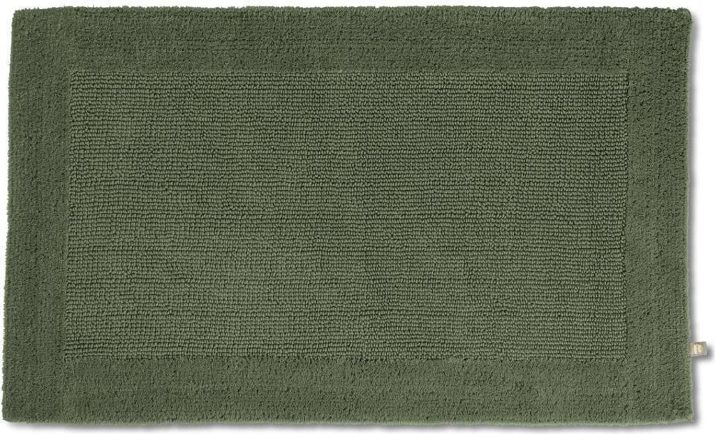 Rhomtuft Badteppich Prestige eckig 60x60cm Farbe olive