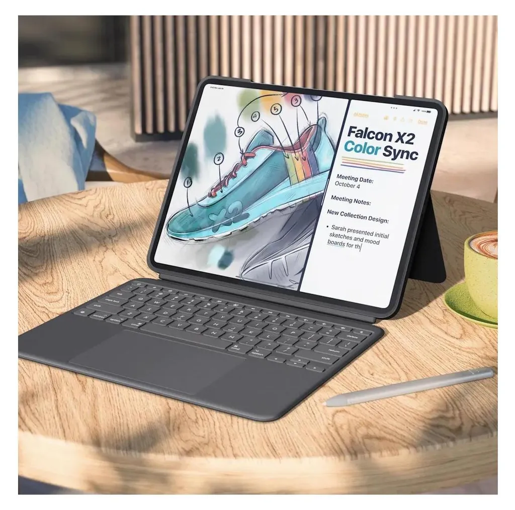 Logitech Combo Touch iPad Pro 11 - Clavier Rétroéclairé et Pavé Tactile - 4