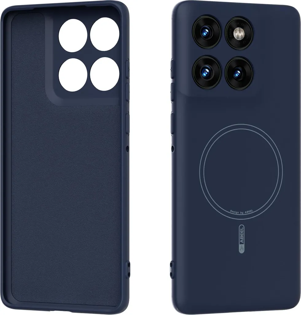 Cover MagSafe Motorola Edge 60/60s: Silicone Anti-Shock Blu - 2