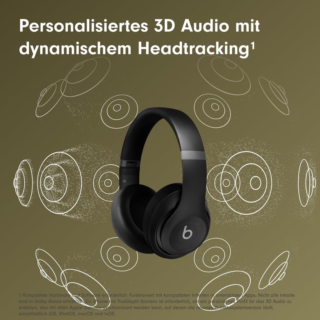 Beats Studio Pro Kabellose Kopfhörer Schwarz  Schwarz One Produktbild 18