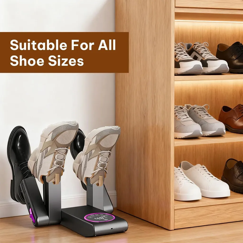 Sèche-chaussures pliable avec élimination des odeurs et séchage rapide - 5