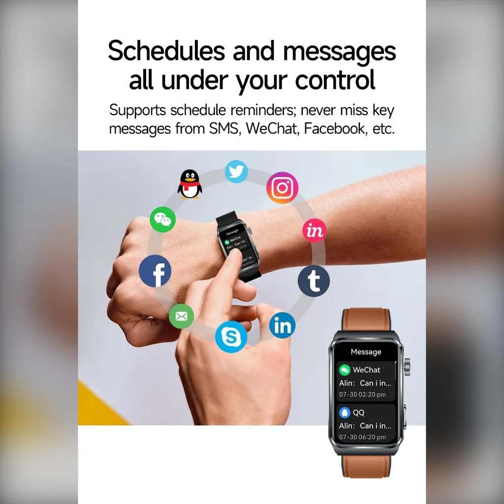 Montre Connectée Appel Bluetooth : Ne manquez plus aucun appel pro - 12