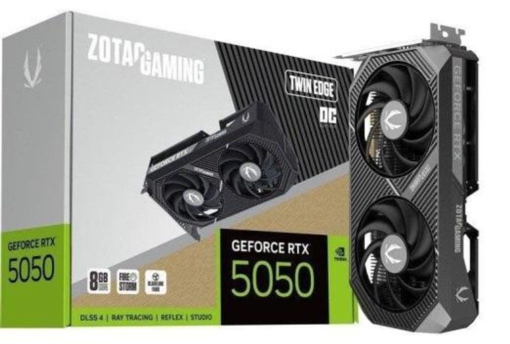 ZOTAC GAMING RTX 5050 Twin Edge OC 8GB GDDR6 Reflex 2 RTX AI DLSS4