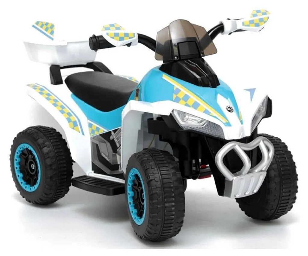 Quad électrique pour jouer dehors Police Squad 6V 45W - ATV Spécial Enfant