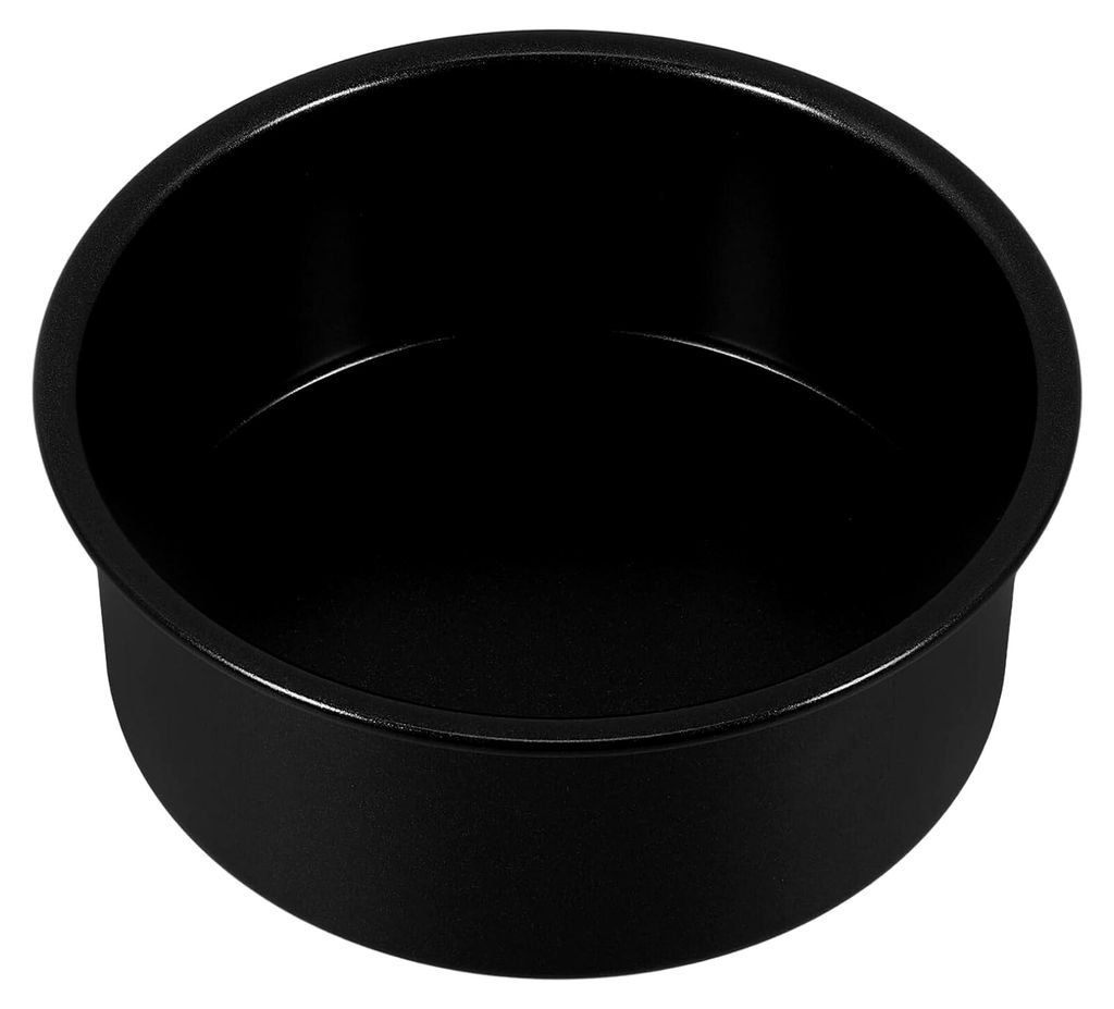 Runde Kuchenform mit Antihaftbeschichtung 6 Zoll und Herausnehmbarem Boden aus Leichtmetall, Tiefe Backform für Chiffon- und Mehrschichtkuchen, Hi...