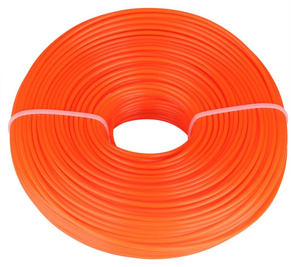 3 mm Trimmerfaden aus Nylon, runde Schnur, für Benzin-Rasentrimmer, 120 m