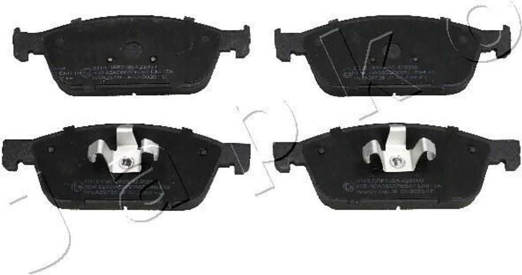 JAPKO Bremsbeläge Satz Vorne Bremsklötze für FORD FOCUS III Turnier 500310