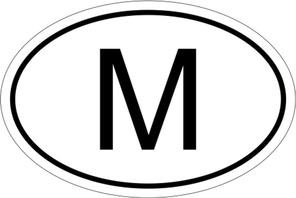 Kiwistar - Autoaufkleber - 15x10 cm - außen klebend - Malta M 15 x 10 cm Autoaufkleber Sticker Aufkleber KFZ Flagge Fahne