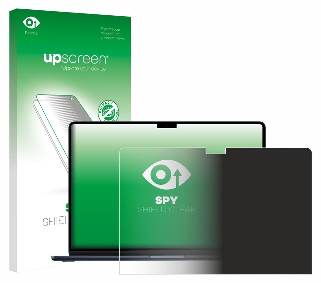 Für Apple MacBook Air 15" M5 2026 Sichtschutzfolie Schutzfolie upscreen Anti-Spy Privacy Sichtschutz Blickschutz Display Schutz Folie Blaulichtfilter