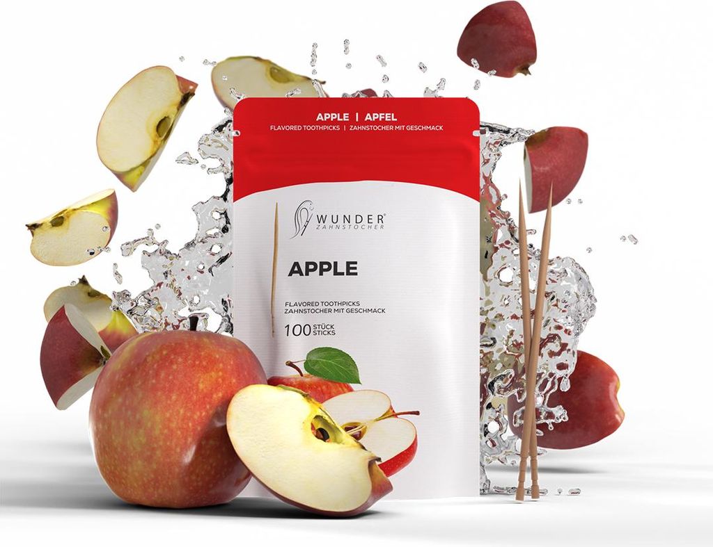 Wunderzahnstocher Apple Refill Pack 100 Stück Produktbild 