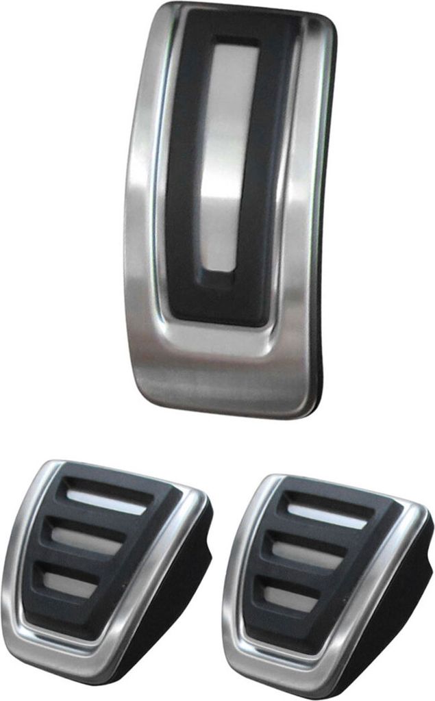 Sport Pedale (Hand- Schaltung) in Schwarz / Silber für Audi A4 B8 8K A5 8T 8F A6 4G C7 A7 A8 4H Q5 8R