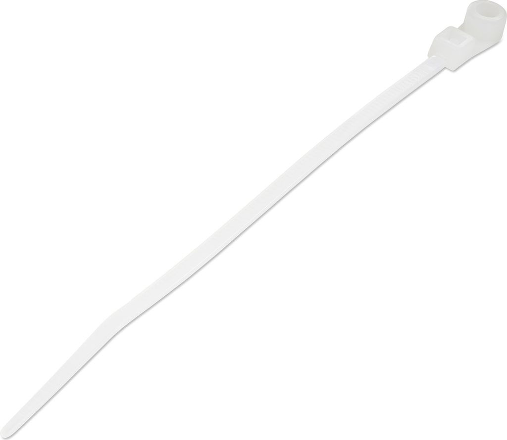 StarTech.com 10 cm Kabelbinder mit Öse - 2 mm breit, 2 mm Produktbild 