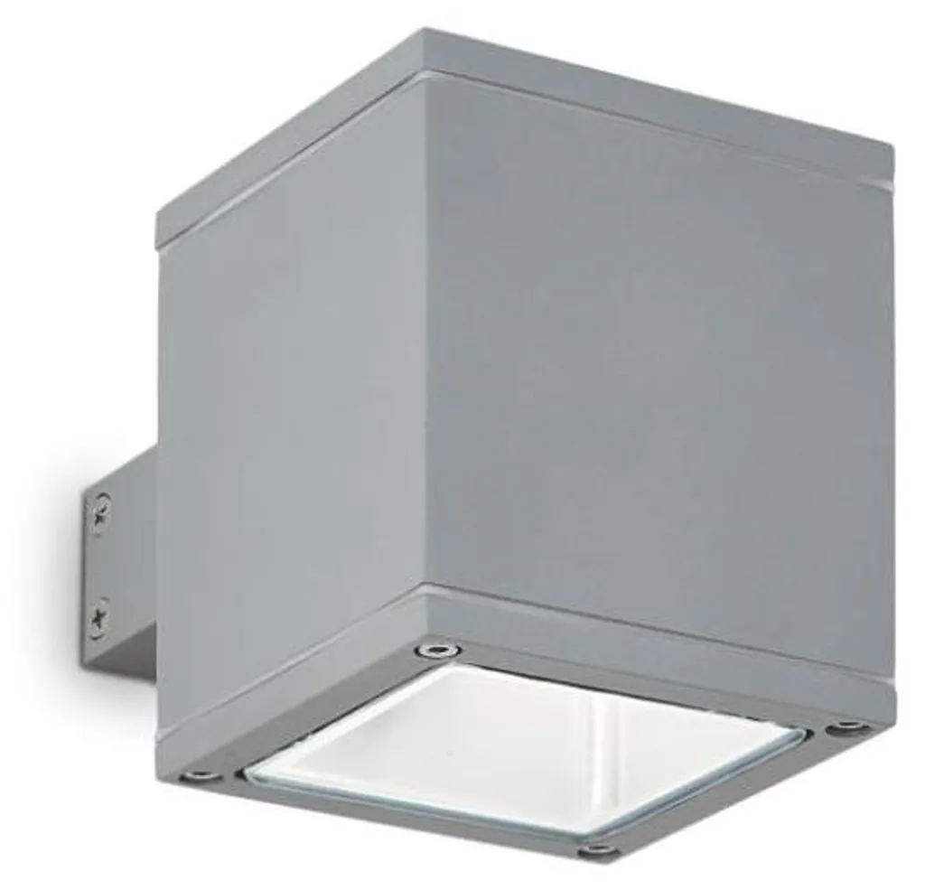 Applique murale intérieure grise SNIF SQUARE pour salon ou couloir moderne