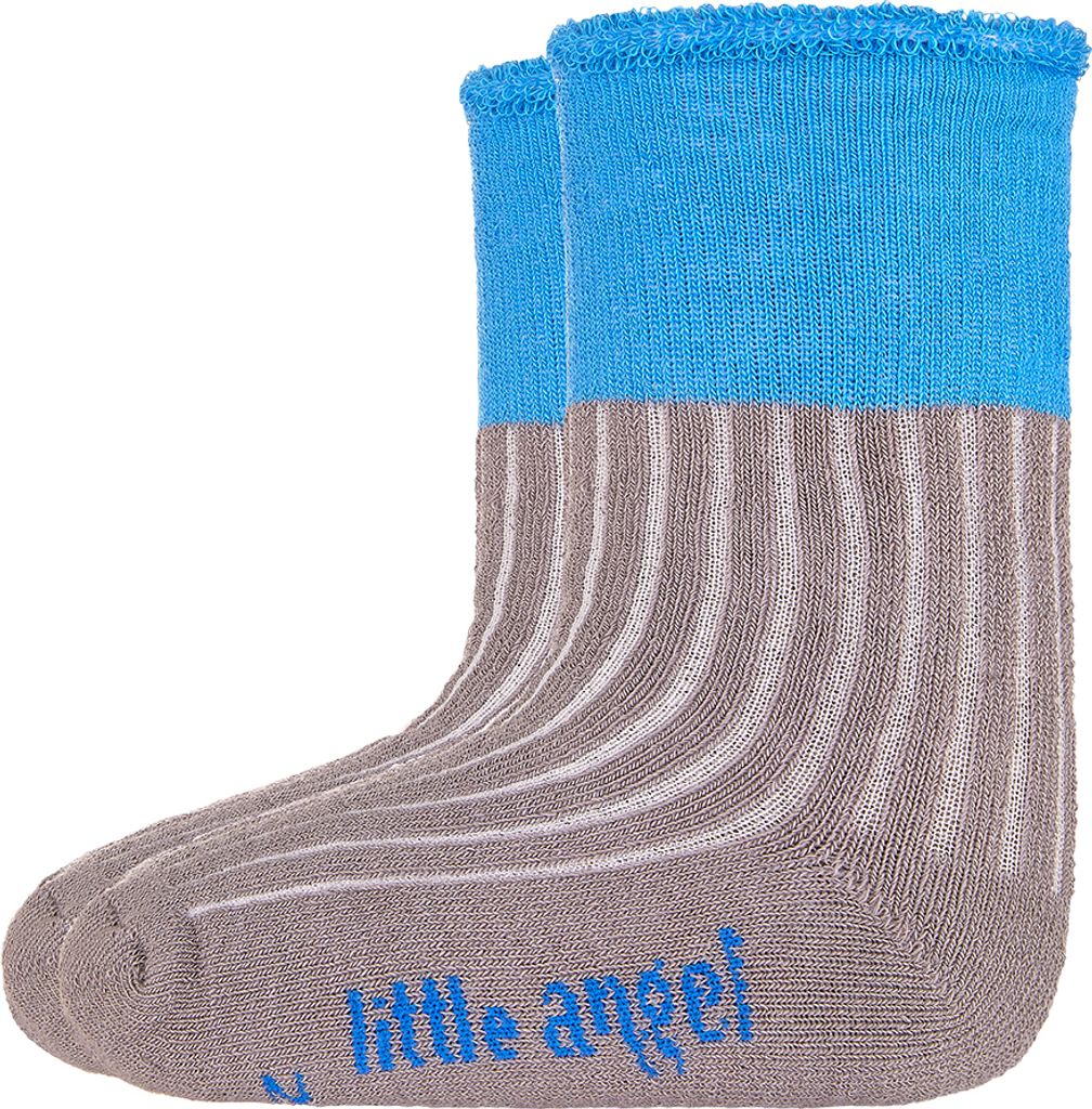 Froteesocken Outlast® - dunkelgrau/blau, 20-24 | 14-16 cm Produktbild 
