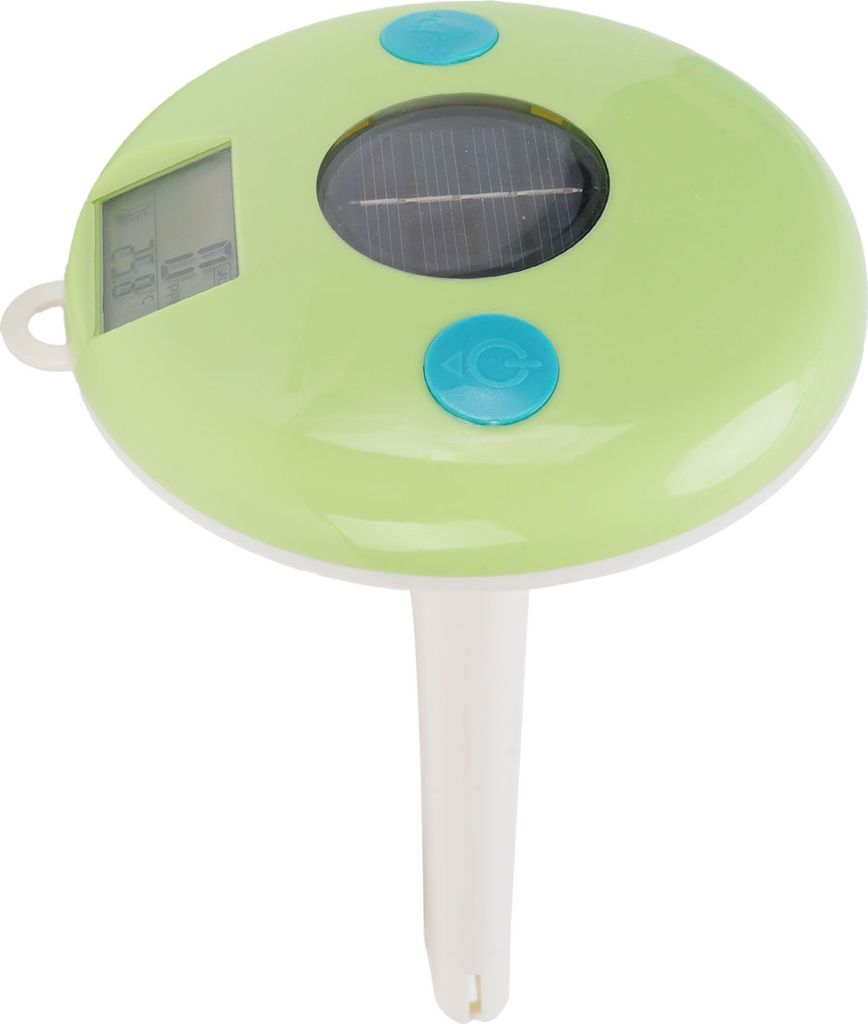 2 in 1 Solar-Pool-Thermometer schwimmende leicht zu lesen Digital-Pool-Thermometer Salzgehalt Temperatur Wasserqualität Tester für Schwimmbäder ...