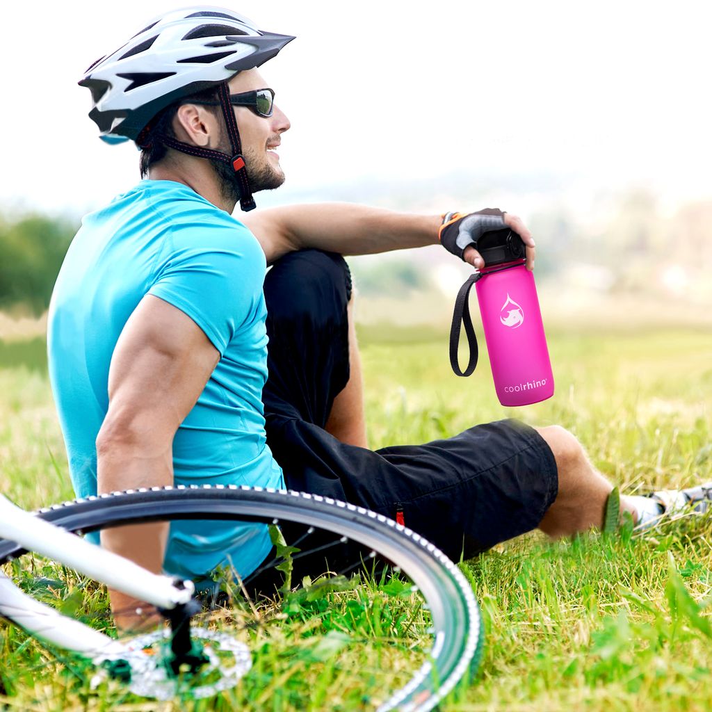 Wasserflasche 1,5 Liter Sport BPA-frei Mit Filter Coolrhino Trinkflasche 1, 5L – BPA-frei, Mit Filter & Auslaufsicher, Sportflasche