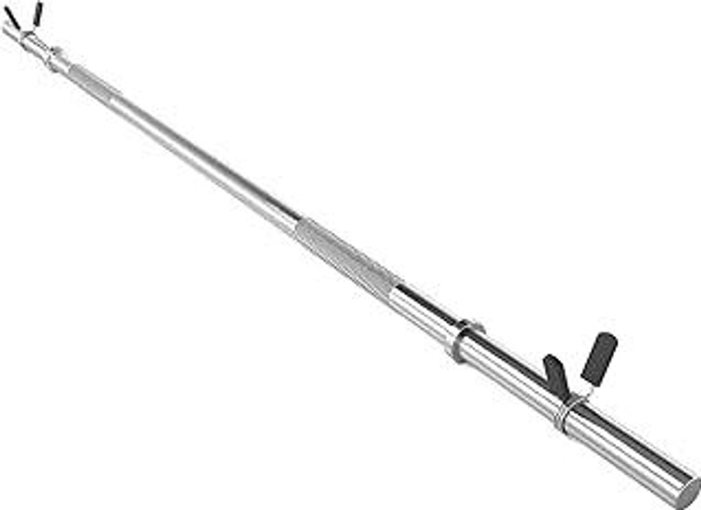 Chrome-Plated Weight bar 150 or 180 cm in Diameter. 25mm Spring Clasp