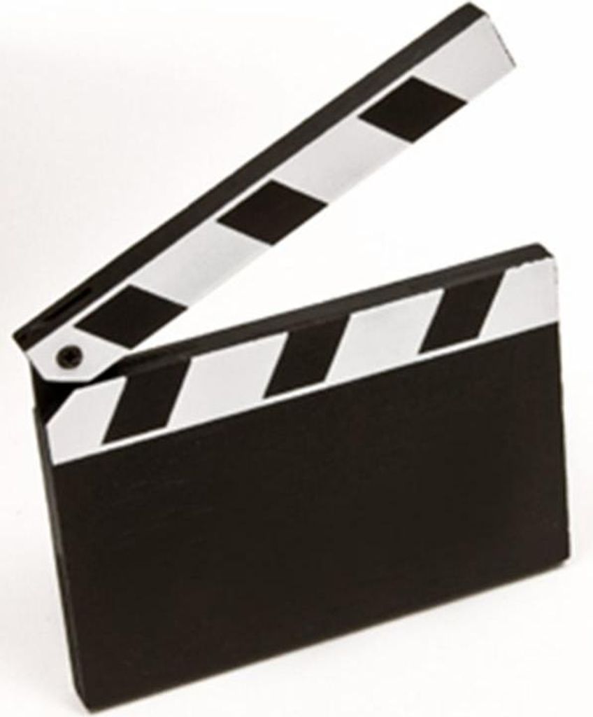 Platzkartenhalter Filmklappe 8 cm x 6,2 cm - Einheitsgröße
