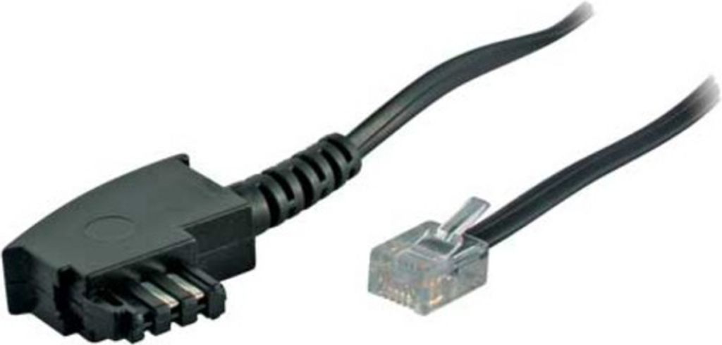 shiverpeaks BASIC-S Telefonkabel schwarz 3,0 m