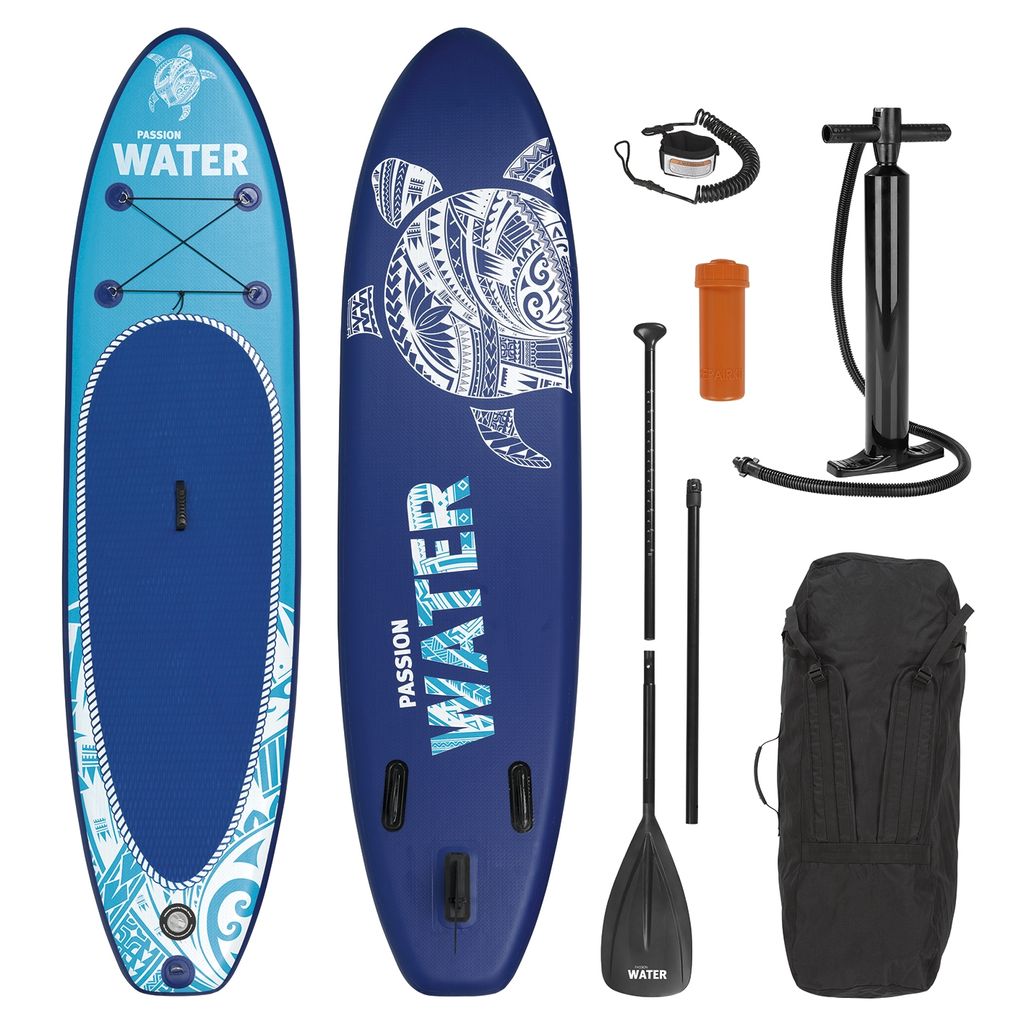 SUP Stand Up Paddle Board Surfboard Paddleboard Aufblasbar 305cm Pumpe Anfänger 