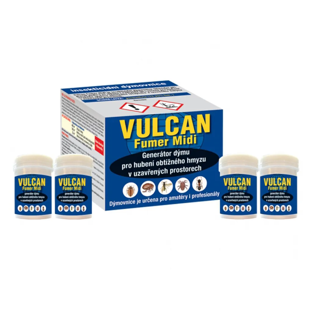 Offerta 4x Vulcan Fumer Midi Nohel Garden - Risparmio Disinfestazione