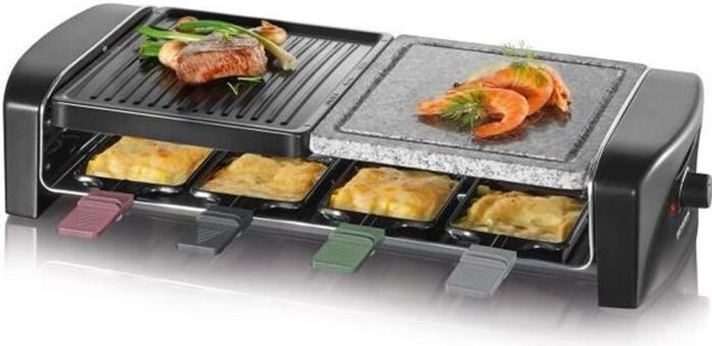 Raclette Grill SEVERIN RG9645, 8 Personnes, 1400W, Plaques Image du produit 