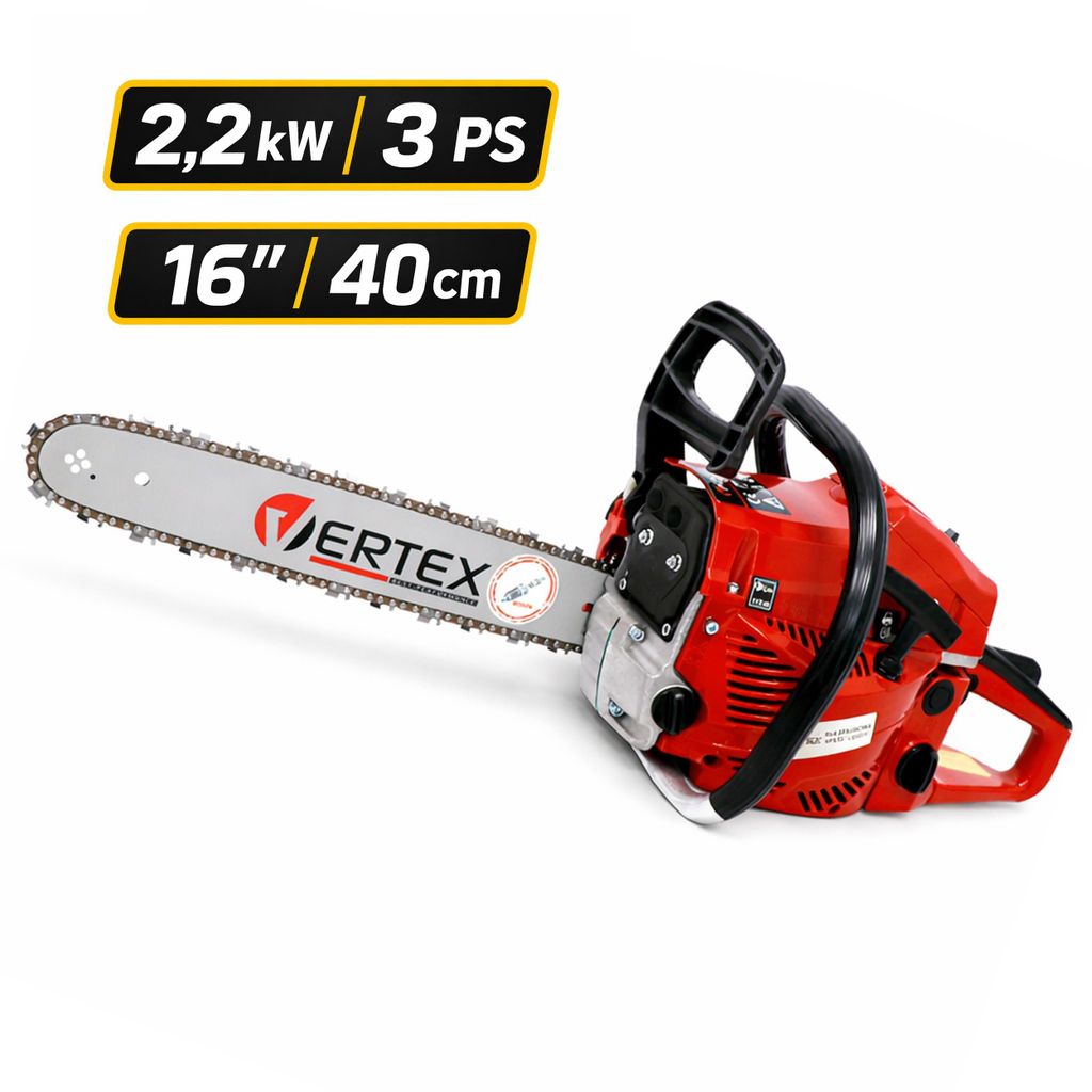 Benzínová řetězová pila, Vertex 2,2 kW, 3 HP, Výkonná a Obrázek produktu 
