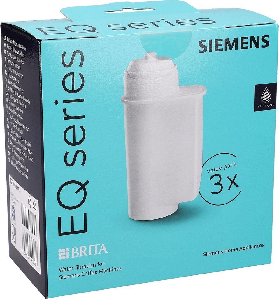 Wasserfilter BRITA Intenza für Kaffeevollautomaten, Siemens Verpackung 17008382