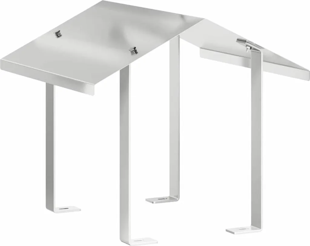 Hotte de cheminée compacte inox 40cm contre l'humidité et les graisses