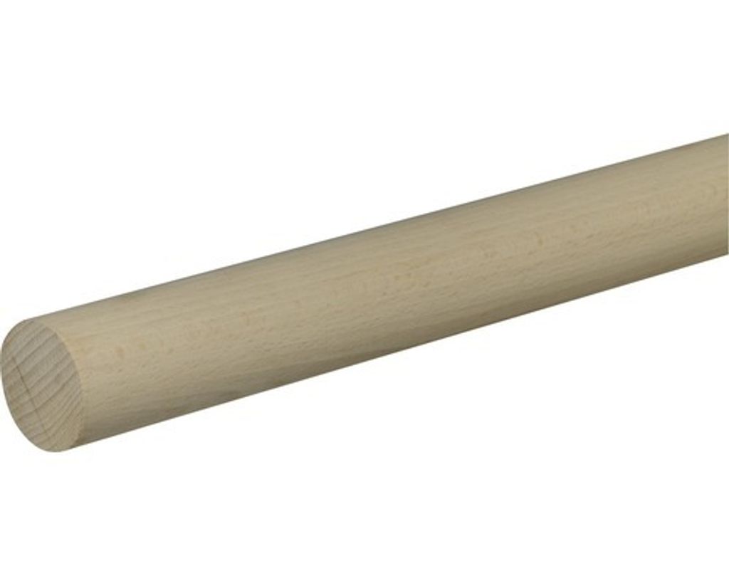 Rundstab Buche roh Ø 45 mm L:1000 mm Produktbild 
