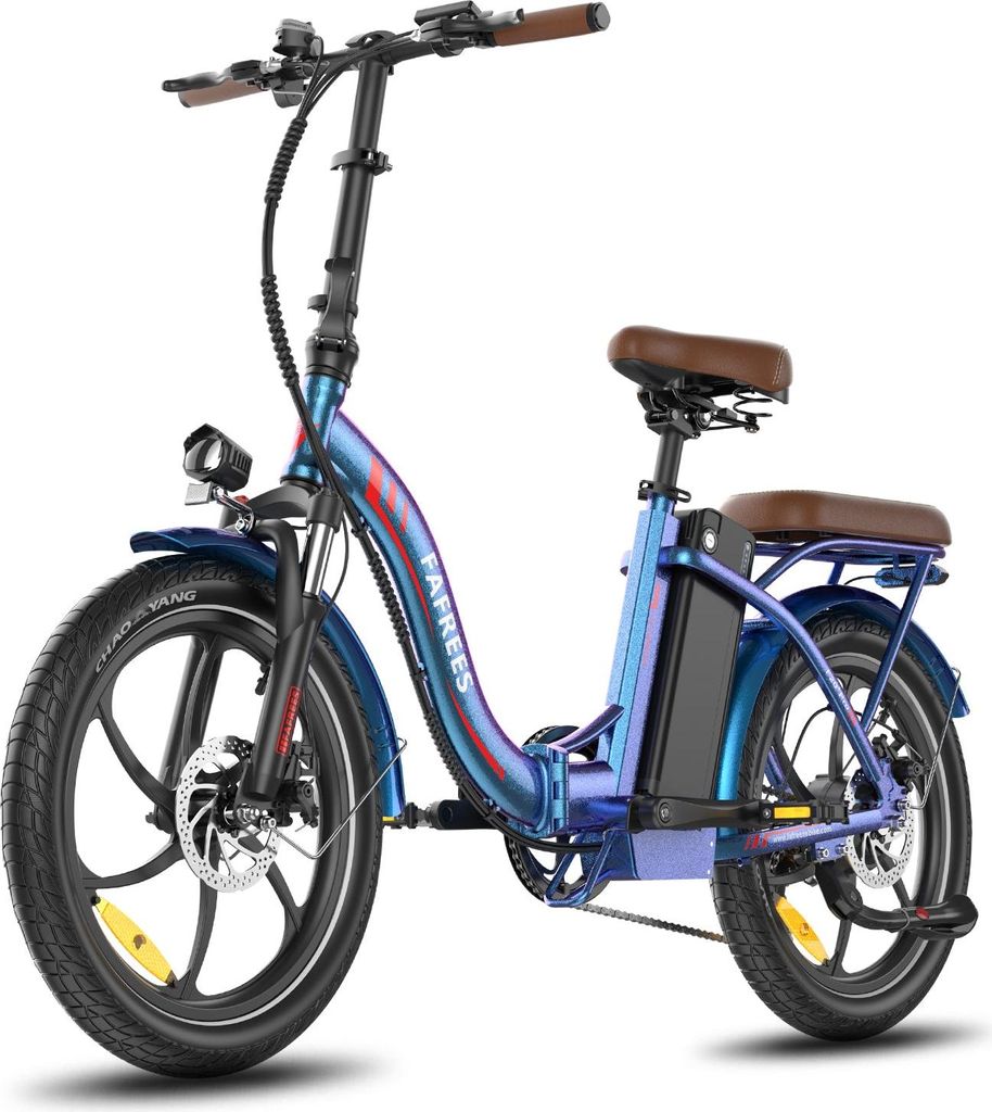 E-Bike FAFREES F20+ Pro - Motor 250W Akku 36V22.5Ah 20 Zoll R?der Mechanische Scheibenbremse - Aurorablau
