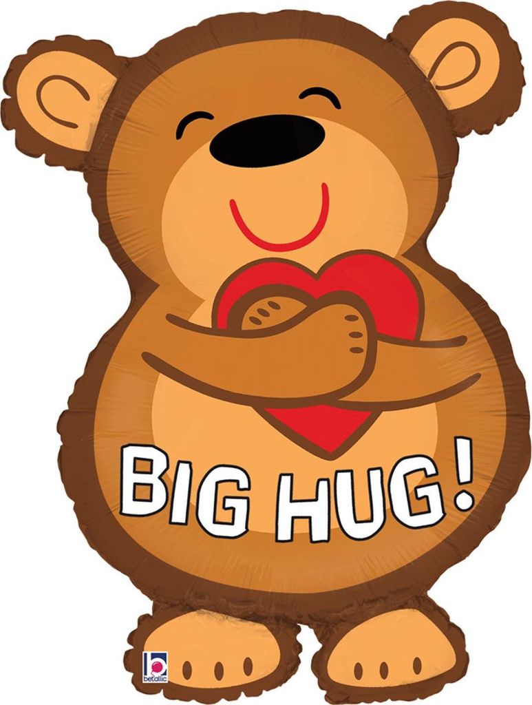 24" Folienballon Shape Bär Big Hug! | 61 cm
