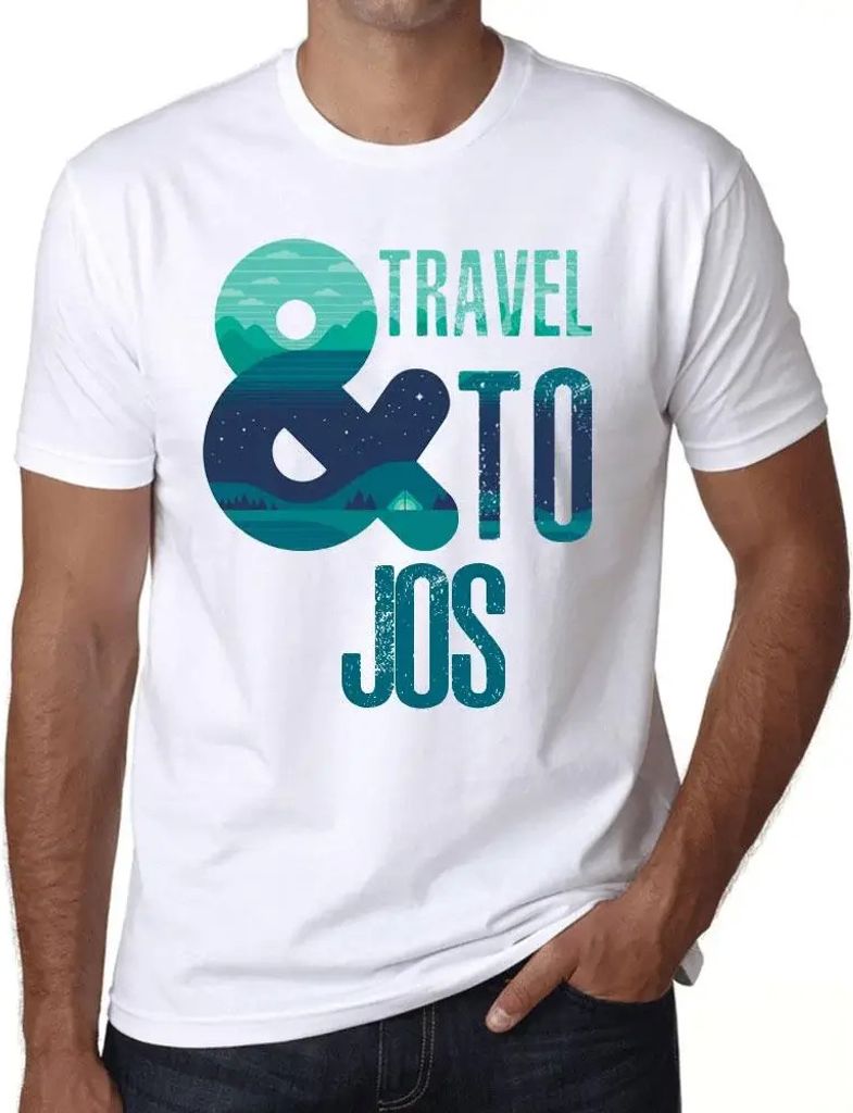 Herren Grafik T-Shirt Und reisen Sie zu jos – And Travel To Jos – Öko-Verantwortlich Vintage Jahrgang Kurzarm Lustige Druck Geburtstag Geschen...