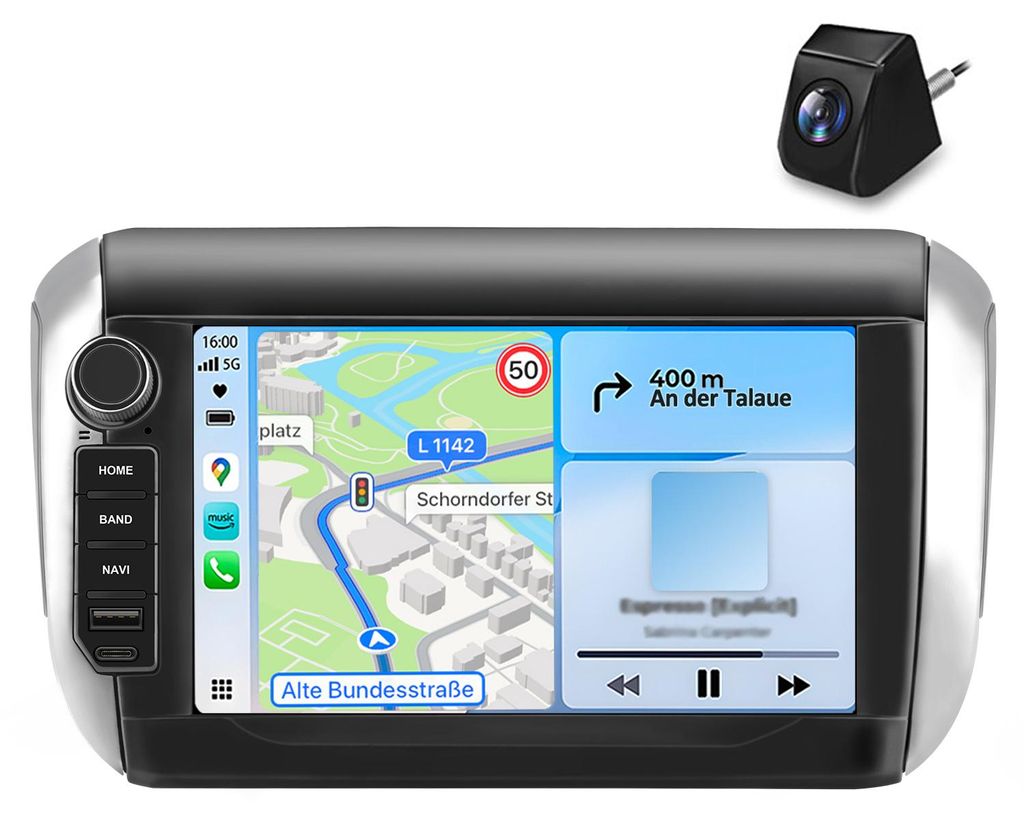 Mit Kamera Autoradio Android Für Peugeot 208 2008 2012-2018 CarPlay Android Auto WiFi GPS Navi RDS DSP DAB+ BT 7 Zoll 64GB