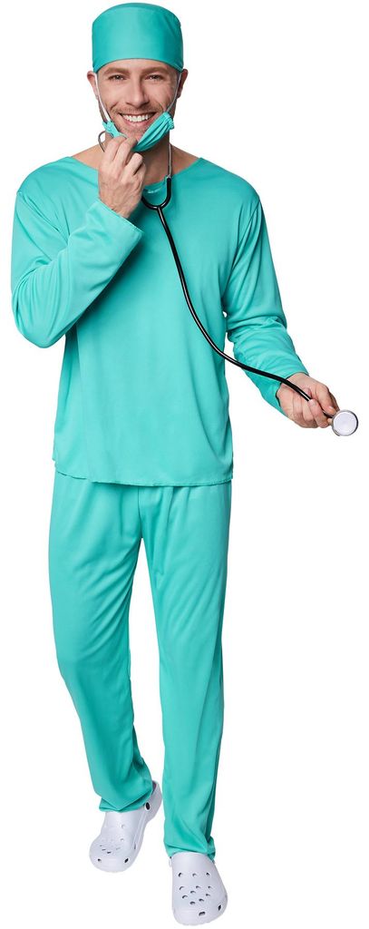 dressforfun® Herrenkostüm OP-Arzt Produktbild 
