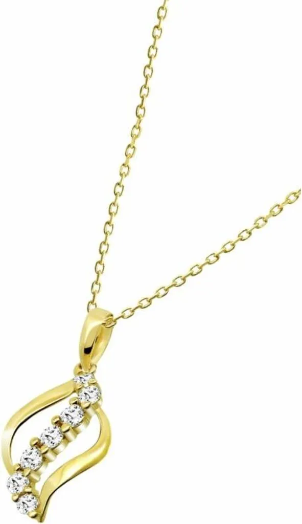 Collana Oro 9kt Lotus HIN00084/43 - Manifattura di Qualità 375 Gold