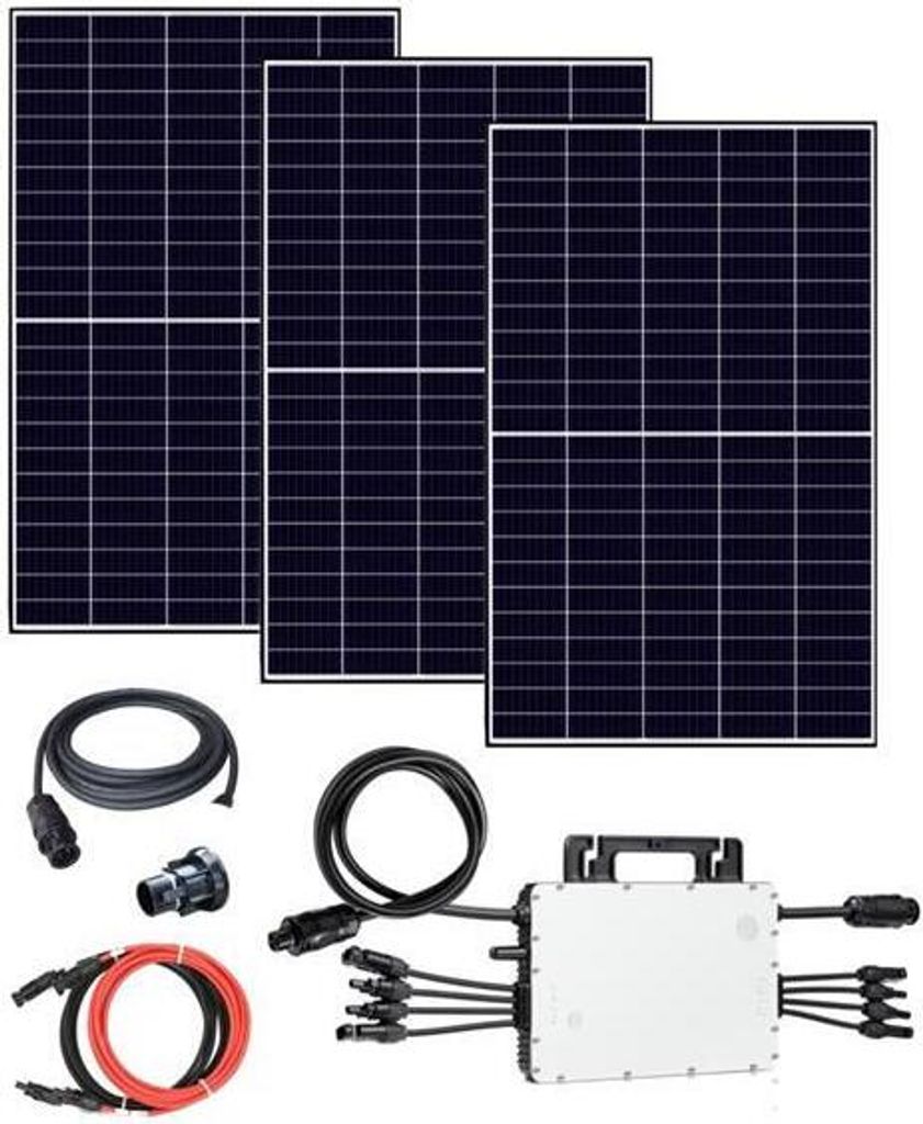 Balkonkraftwerk Komplettpaket 1320 Wp Solarmodule Photovoltaik