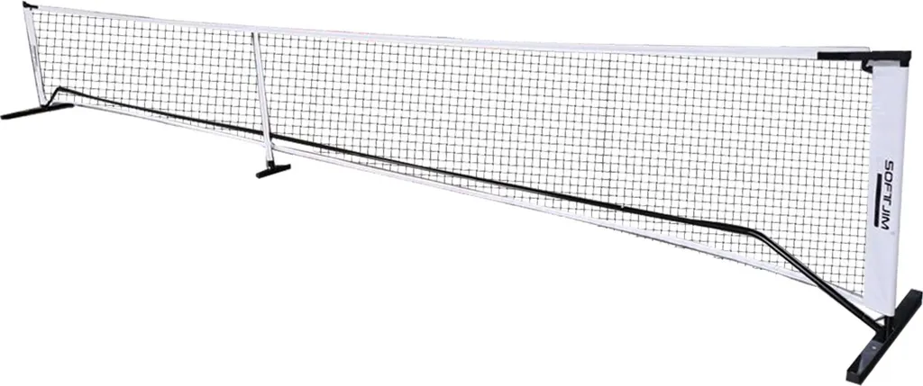 Filet de Pickleball Softjim Multicolore Stable et Facile à Assembler