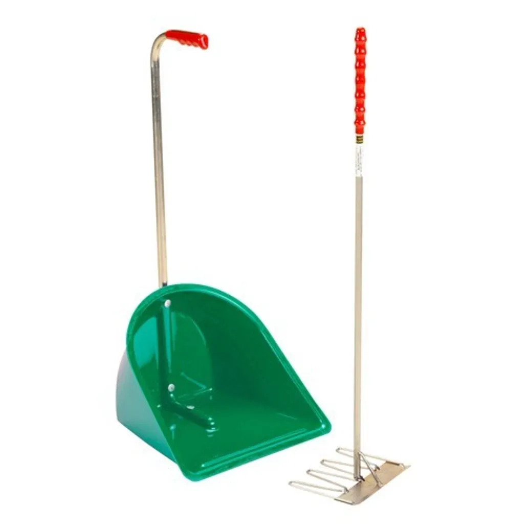 Collecteur de Fumier Stubbs S4585 TL894 avec Râteau Ergonomique Vert