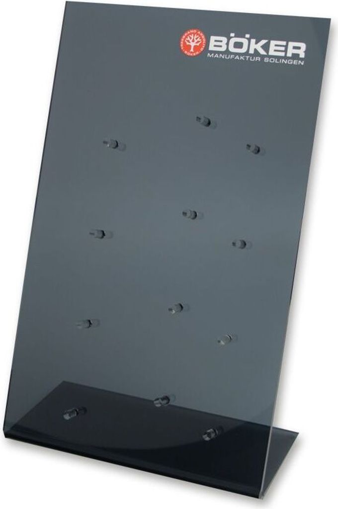 Böker Manufaktur Solingen Display Acryl Display Rasiermesser 4