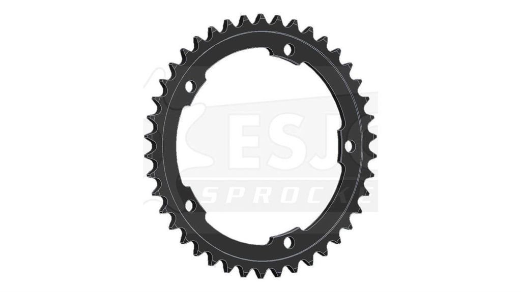 Esjot Kettenrad 525 44Z Stahl Schwarz